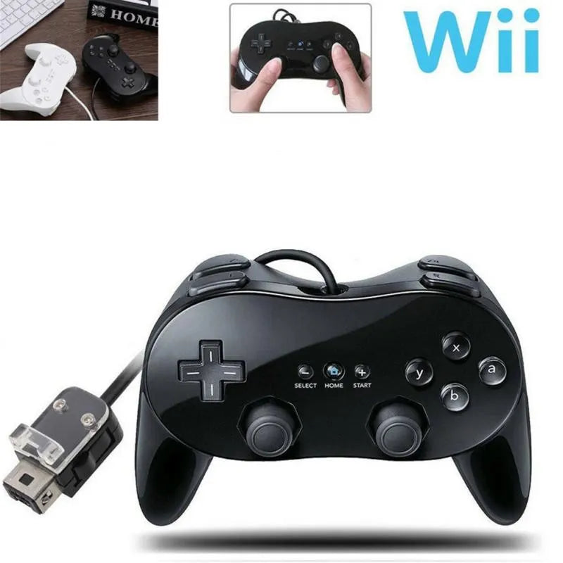 Second Generation Classic Wired Nintendo Wii Controller - headwatergames