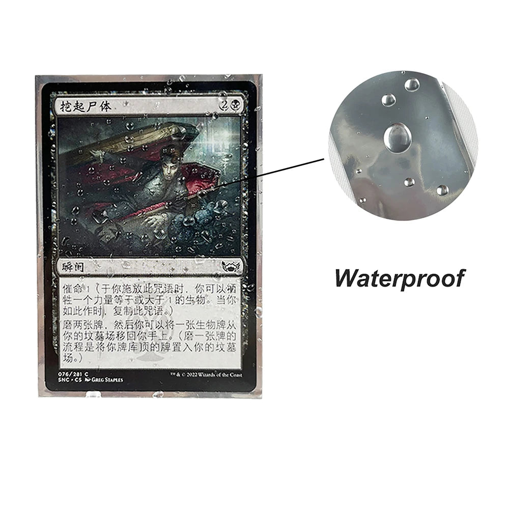 67×92mm Holographic Anime Card Sleeves for MTG - headwatergames