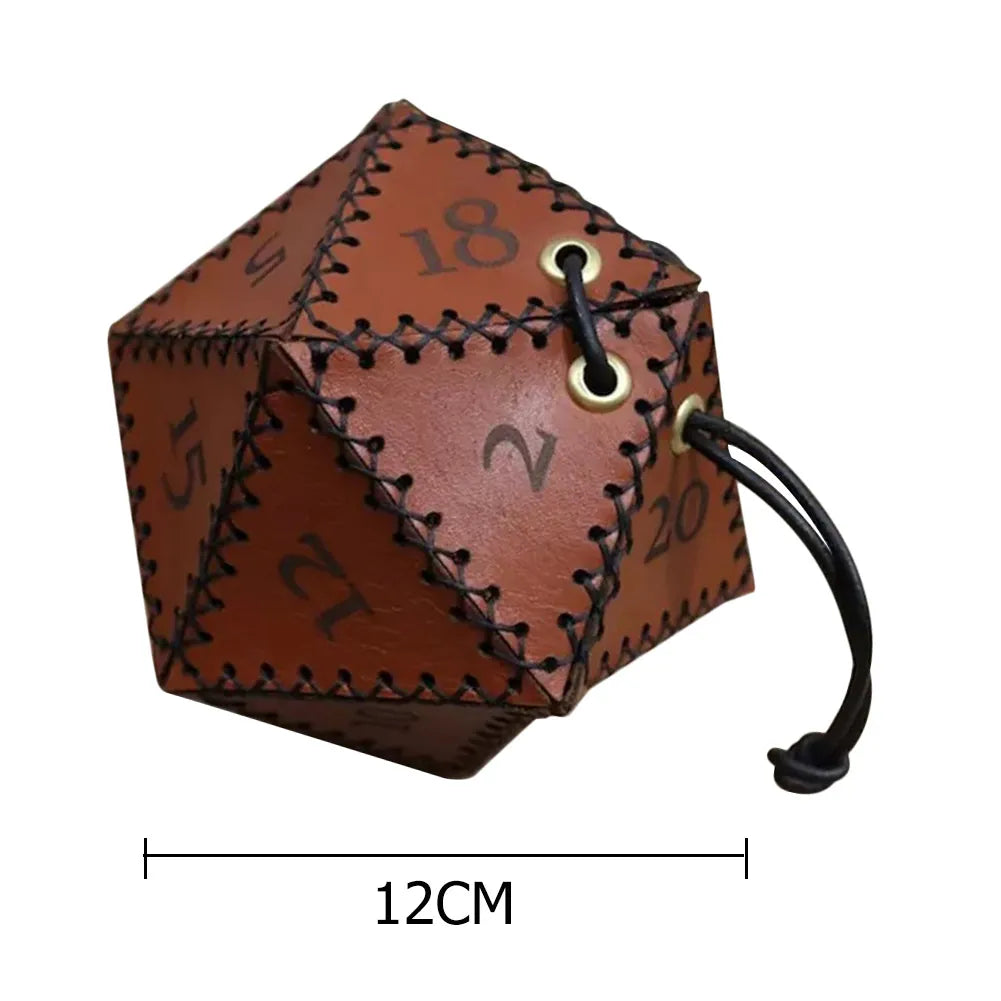 Leather D&D Dice Bag - headwatergames