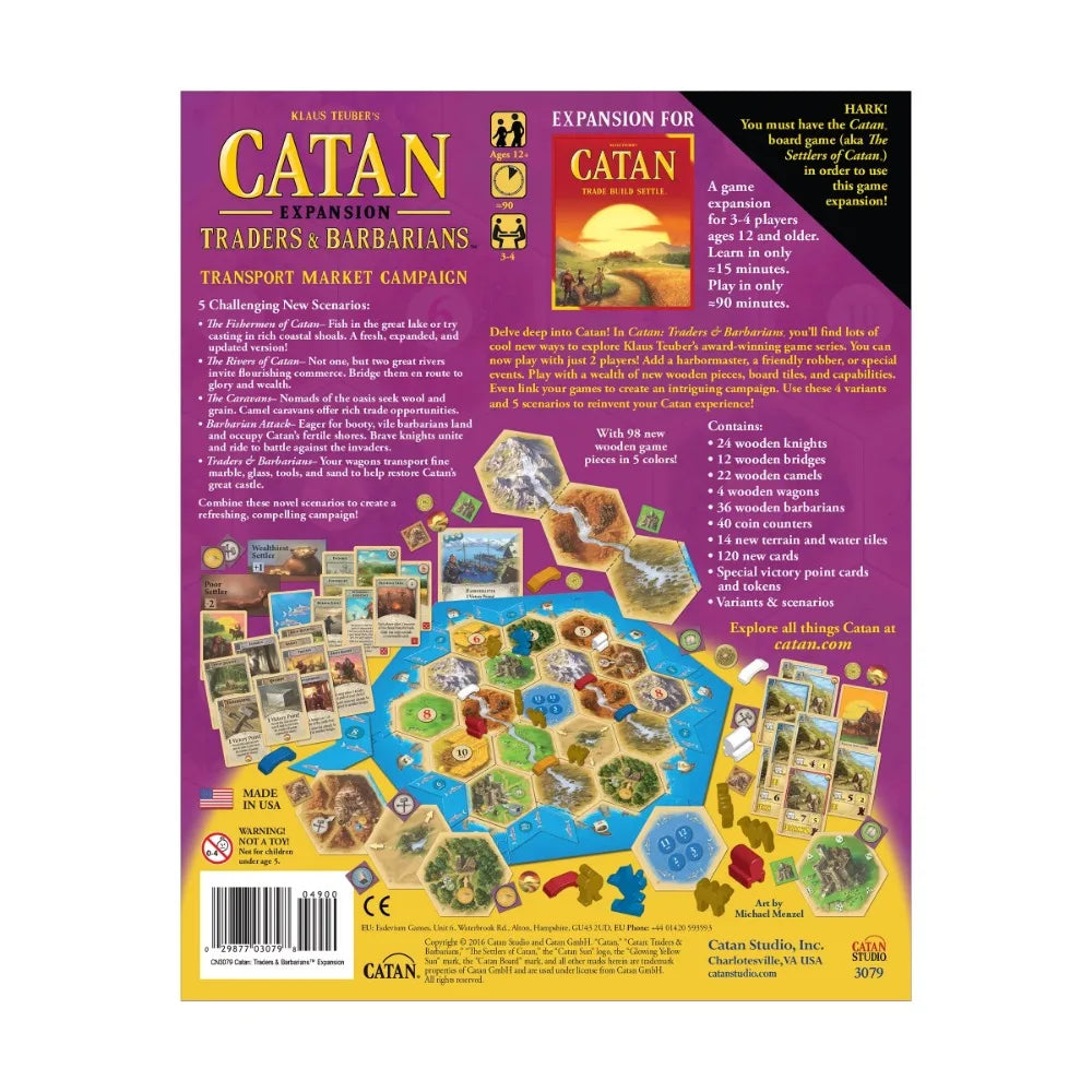 Catan Traders & Barbarians Expansion - headwatergames