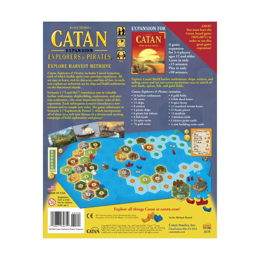 Catan Explorers & Pirates Expansion - headwatergames