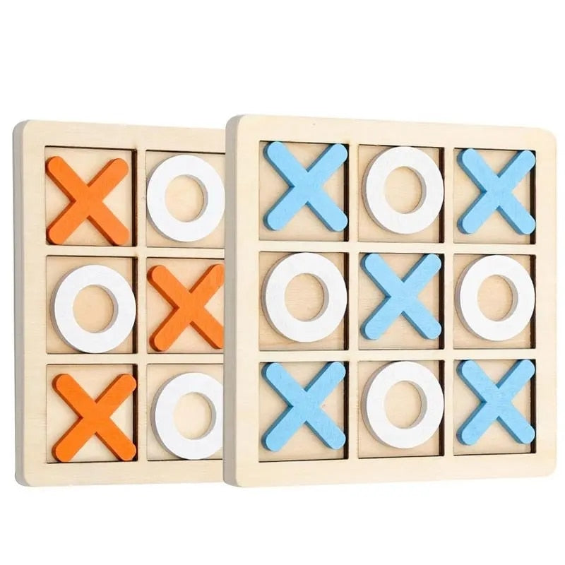 Wooden Tic Tac Toe set - headwatergames