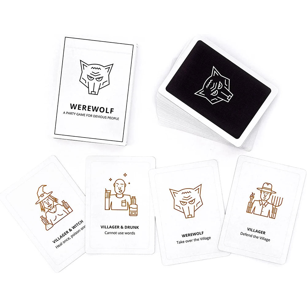 Werewolf Card Game A Party Game for Devious People