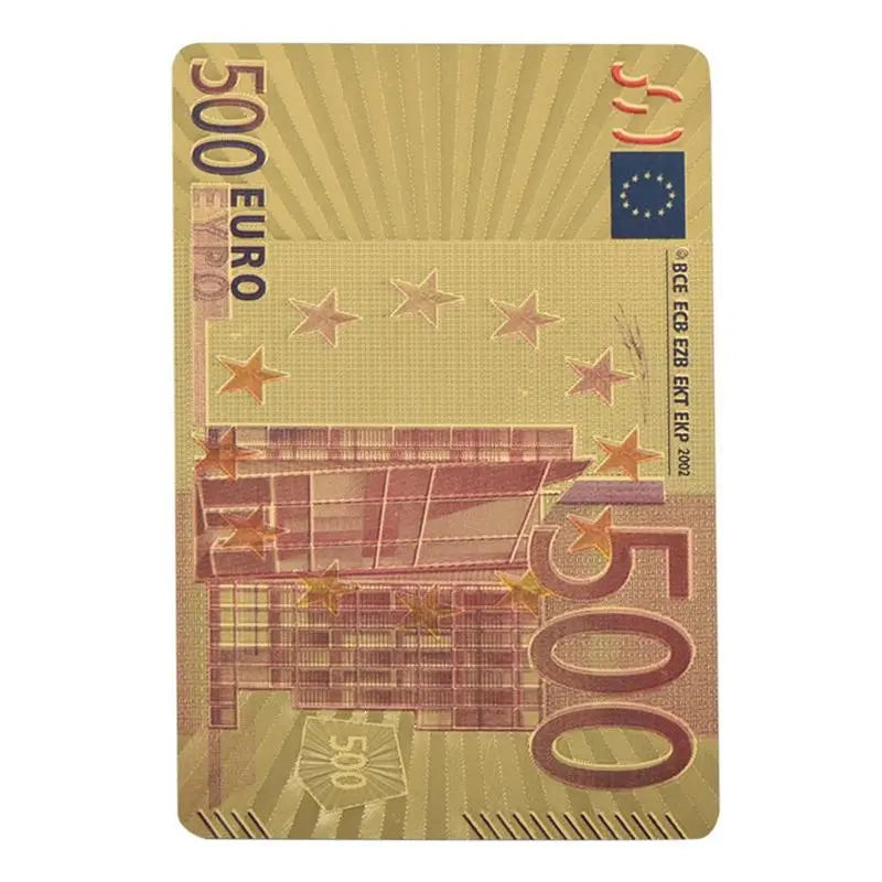 Standard Playing cards with Euros dollar style - headwatergames