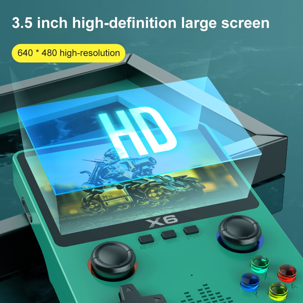 X6 Portable Handheld Game Console - headwatergames